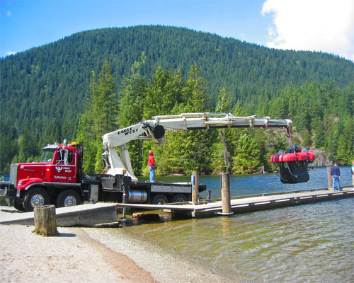 Mobile crane rigging